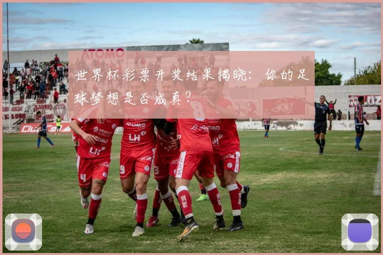 世界杯彩票开奖结果揭晓：你的足球梦想是否成真？